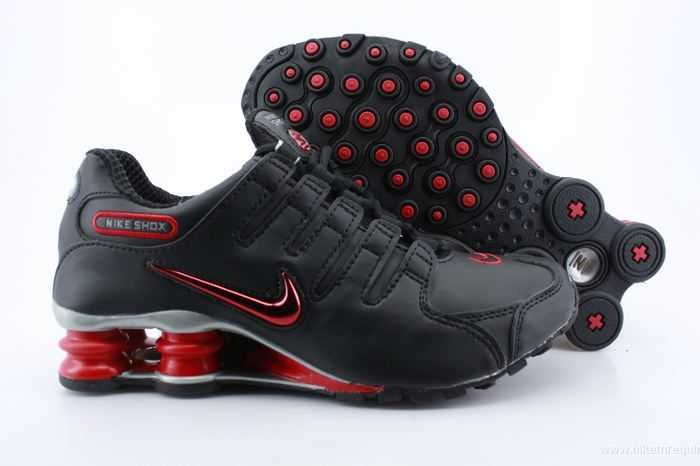 rouge et noir chaussures shox nz baskets (4)